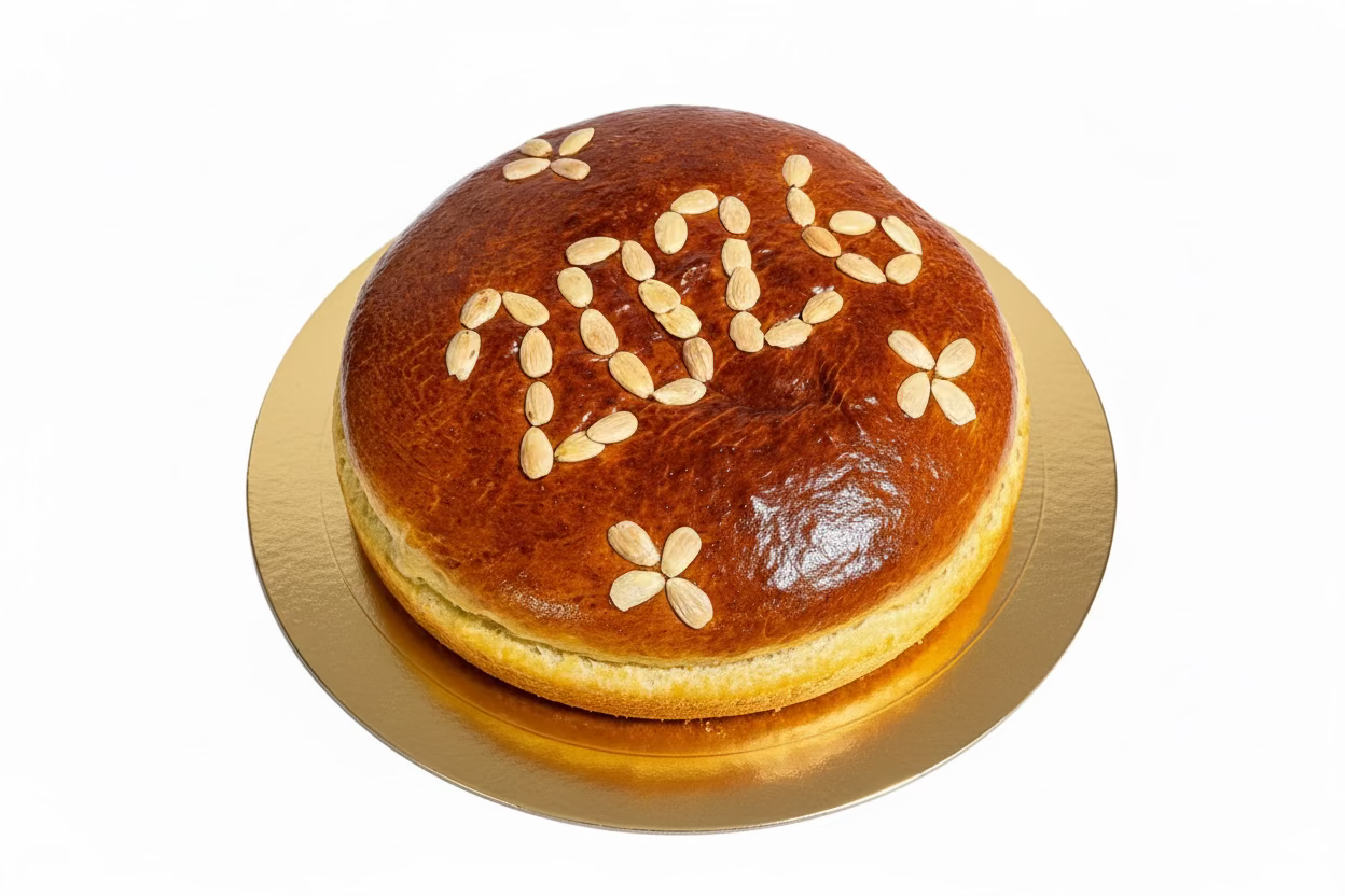 Vasilopita Tsoureki